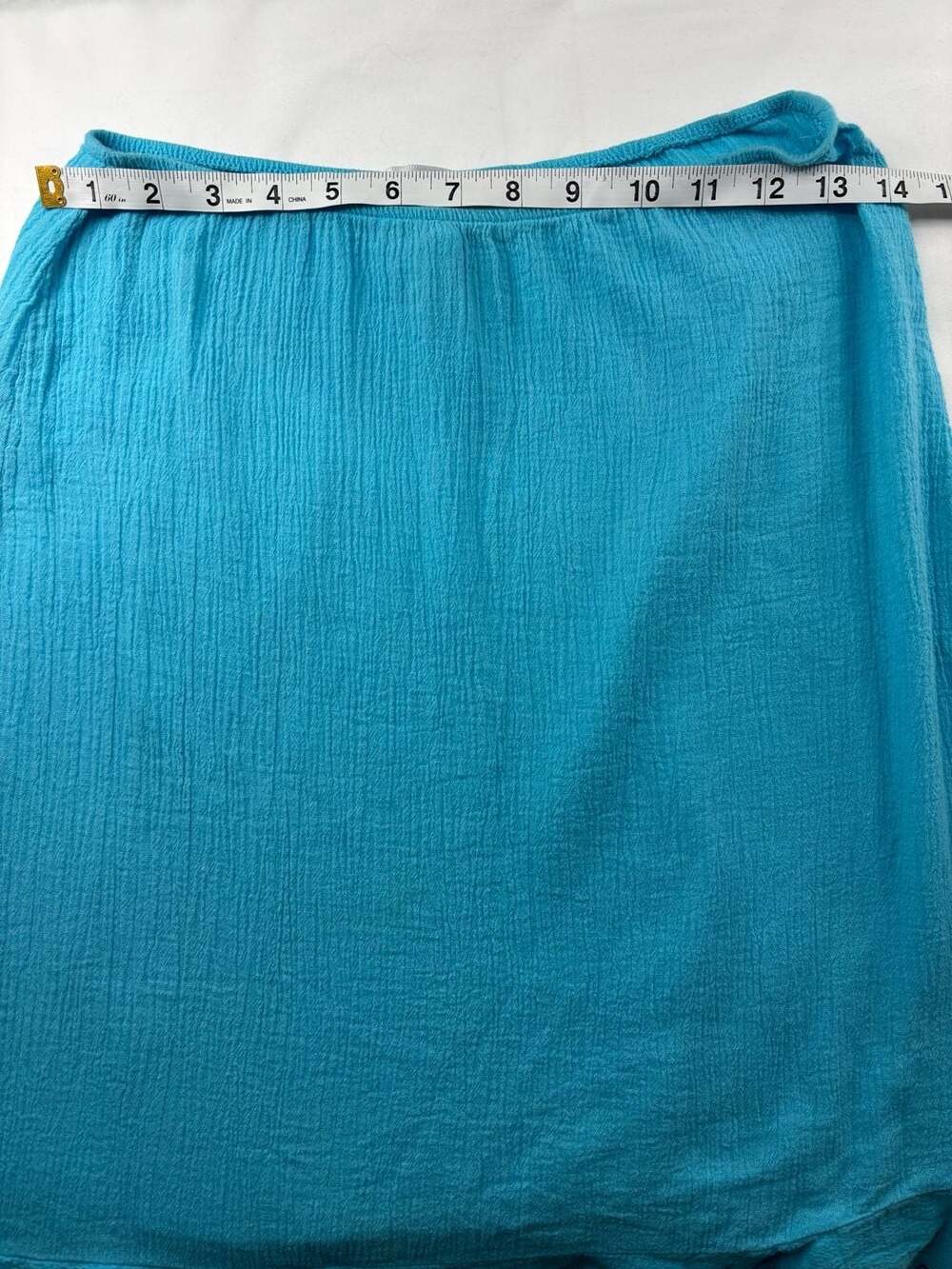 Solid Color Midi Skirt with Tiered Ruffle Hem - Picture 8 of 9